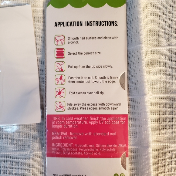 3 diffetent setsSplatter design nail polish strips - Picture 9 of 9